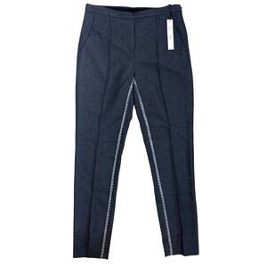 NWT Tahari Ivana Tapered Dress Pants Wear to Work Trousers Womens Size 2 Gray